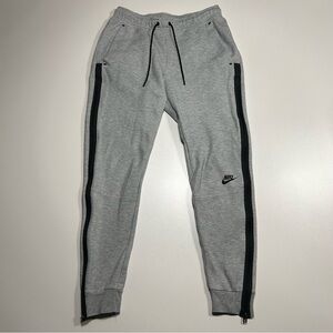 Nike Men's Fleece Joggers Sweatpants Gray Black Size Small